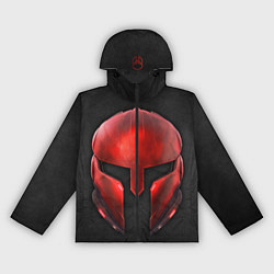 Ветровка с капюшоном женская Red Gladiator, цвет: 3D-черный