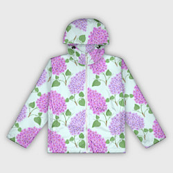 Женская ветровка Лиловая и розовая сирень