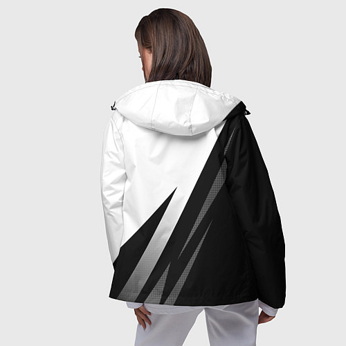Женская ветровка The witcher - знаки / 3D-Черный – фото 4