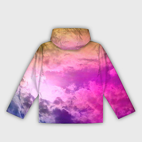 Женская ветровка Разноцветное небо / 3D-Черный – фото 2