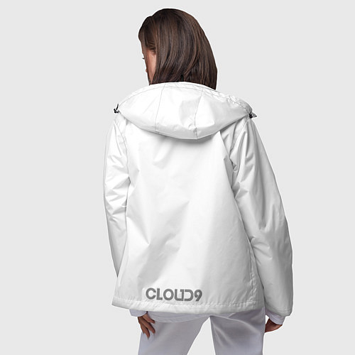 Женская ветровка Cloud9 white / 3D-Черный – фото 4