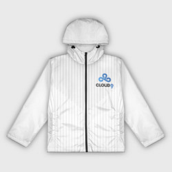 Ветровка с капюшоном женская Cloud9 white, цвет: 3D-черный