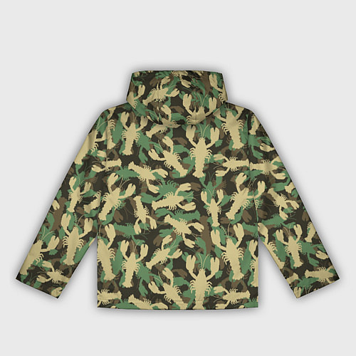 Женская ветровка Камуфляж из раков / 3D-Белый – фото 2