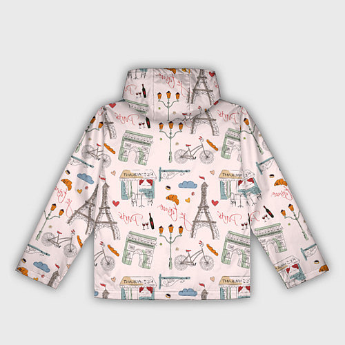 Женская ветровка Париж я тебя люблю / 3D-Белый – фото 2