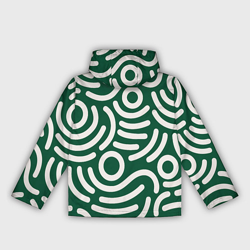 Женская ветровка Абстрактный белый узор / 3D-Белый – фото 2