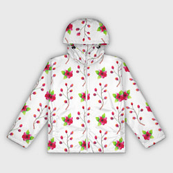 Женская ветровка Red flowers