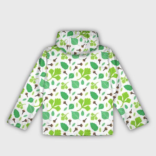 Женская ветровка Green plants / 3D-Черный – фото 2