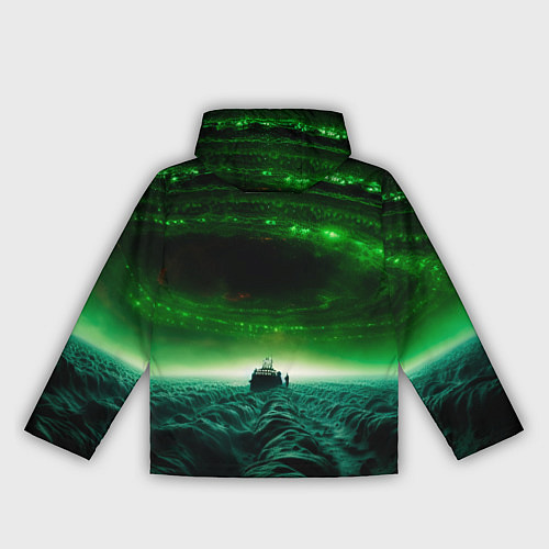 Женская ветровка Космический шторм / 3D-Белый – фото 2