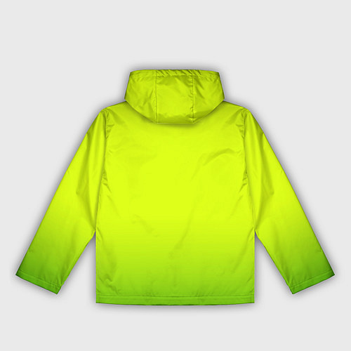 Женская ветровка Сочный лимон градиент / 3D-Черный – фото 2