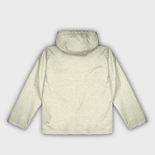 Женская ветровка Текстура ажурный оливковый / 3D-Черный – фото 2