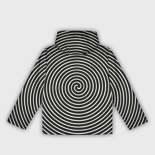 Женская ветровка Оптическая иллюзия спираль / 3D-Черный – фото 2