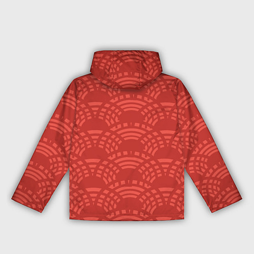 Женская ветровка Абстракция в китайском стиле / 3D-Черный – фото 2