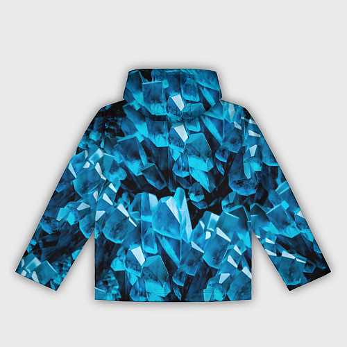 Женская ветровка Кристаллическая текстура / 3D-Белый – фото 2