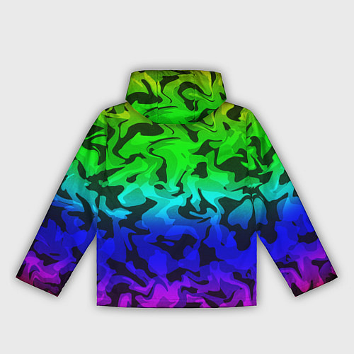 Женская ветровка Камуфляж спектр / 3D-Черный – фото 2