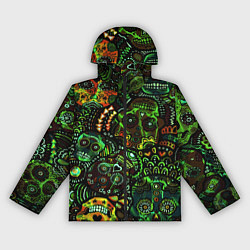 Ветровка с капюшоном женская Мексиканские призраки, цвет: 3D-черный