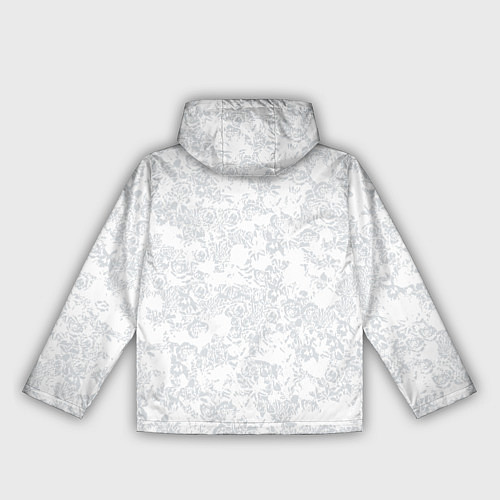 Женская ветровка Цветочный принт серый / 3D-Белый – фото 2