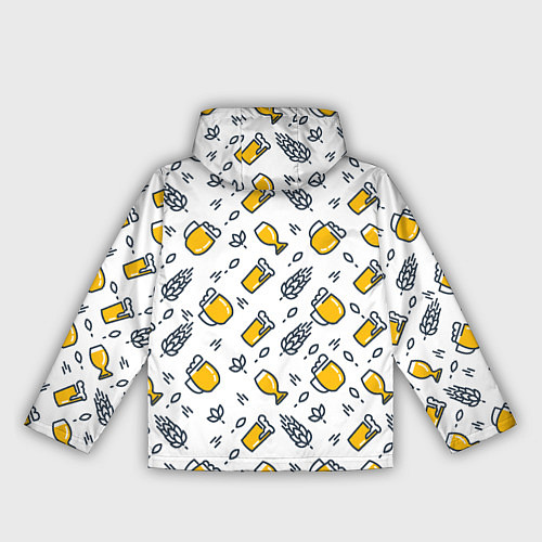 Женская ветровка Пиво пенное / 3D-Белый – фото 2