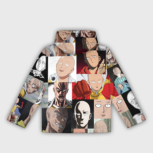 Женская ветровка Saitama - many faces / 3D-Белый – фото 2