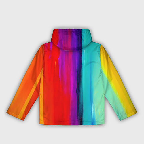 Женская ветровка Цвета радуги / 3D-Белый – фото 2