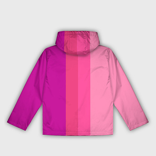 Женская ветровка Группа Black pink на фоне оттенков розового / 3D-Черный – фото 2
