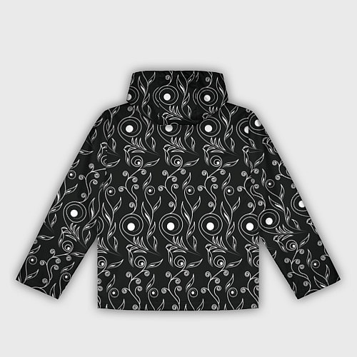 Женская ветровка Black style pattern / 3D-Черный – фото 2