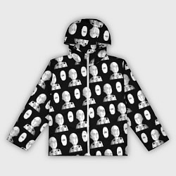 Ветровка с капюшоном женская Saitama - ok pattern, цвет: 3D-белый