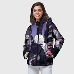 Ветровка с капюшоном женская Kaneki Ken, цвет: 3D-черный — фото 2