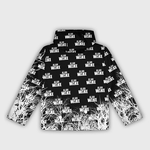Женская ветровка Алан Вейк узор / 3D-Черный – фото 2