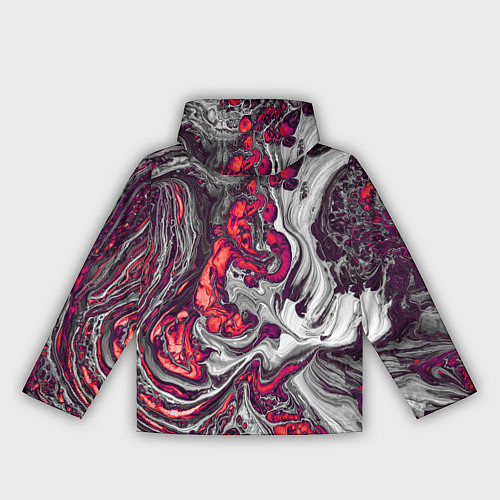 Женская ветровка Абстрактные разводы / 3D-Белый – фото 2