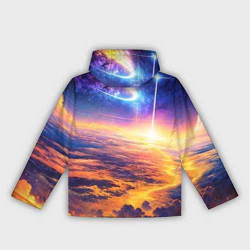 Женская ветровка Космическая вселенная / 3D-Черный – фото 2