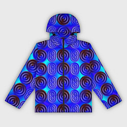 Женская ветровка Синий шашечный мотив
