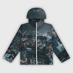 Ветровка с капюшоном женская Бигсити мк, цвет: 3D-белый