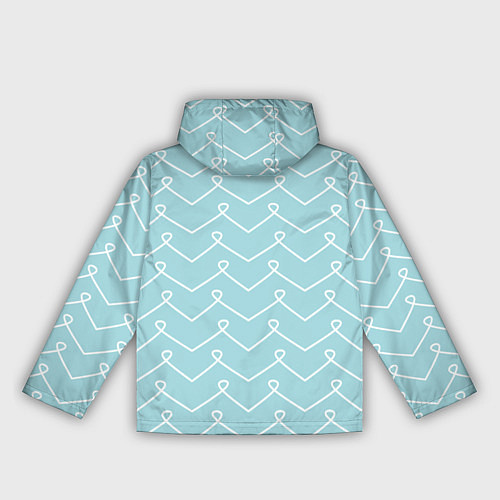 Женская ветровка Небо голубое / 3D-Белый – фото 2