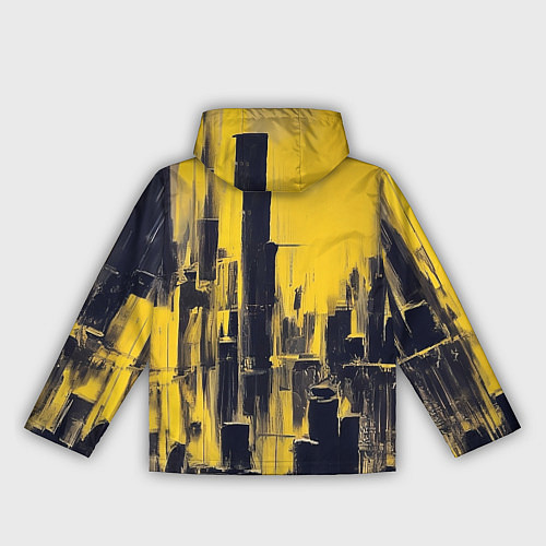 Женская ветровка Большой нарисованный город / 3D-Белый – фото 2