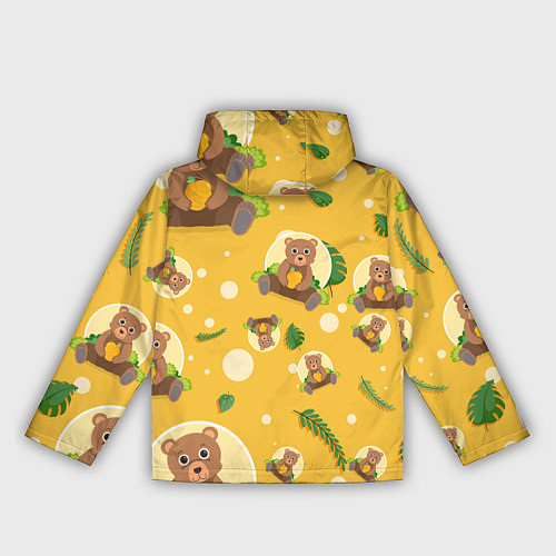 Женская ветровка Мишка с ульем / 3D-Белый – фото 2