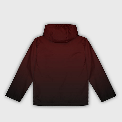 Женская ветровка Градиент бордово-чёрный / 3D-Черный – фото 2