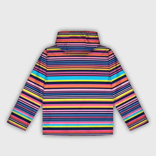 Женская ветровка Яркие полоски / 3D-Белый – фото 2