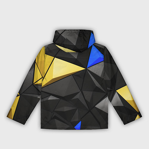 Женская ветровка Black yellow elements / 3D-Белый – фото 2
