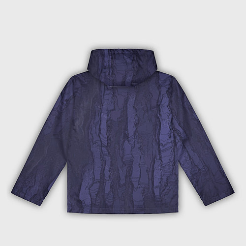 Женская ветровка Синяя кора / 3D-Белый – фото 2