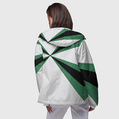 Женская ветровка Железнодорожные войска / 3D-Черный – фото 4