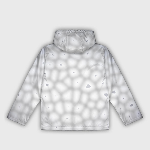 Женская ветровка Размытый сетчатый узор / 3D-Черный – фото 2