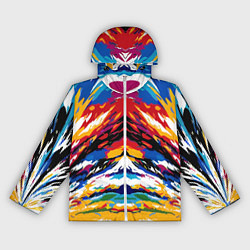 Ветровка с капюшоном женская Vanguard abstraction - vogue - art, цвет: 3D-белый