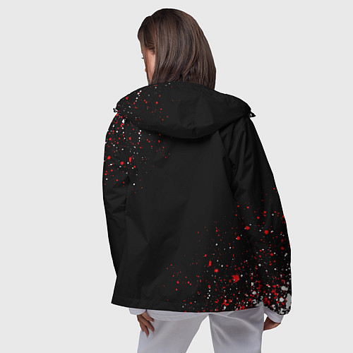 Женская ветровка Два белых самурая / 3D-Черный – фото 4