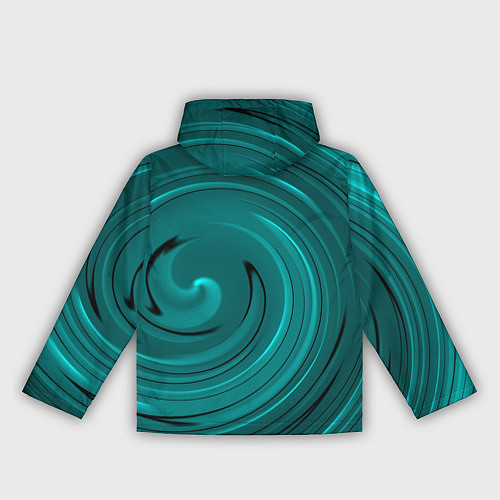 Женская ветровка Малахитовый вихрь / 3D-Белый – фото 2