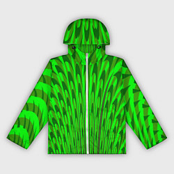 Ветровка с капюшоном женская Травяные стрелы, цвет: 3D-белый