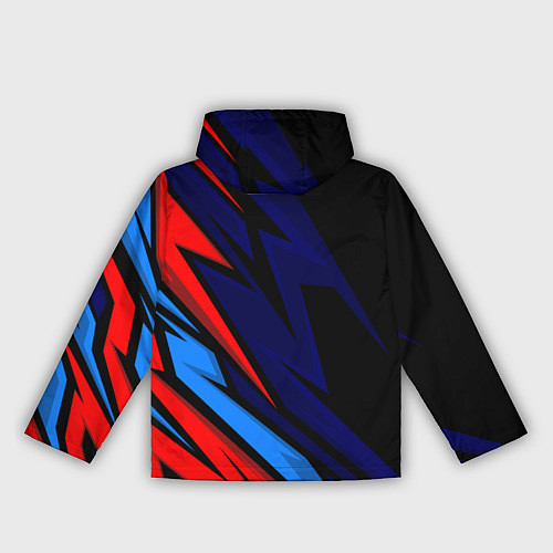 Женская ветровка BMW - m colors and black / 3D-Белый – фото 2