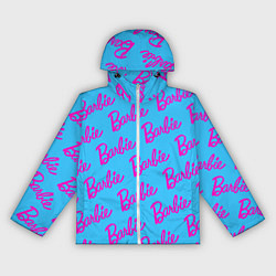 Ветровка с капюшоном женская Barbie pattern, цвет: 3D-белый
