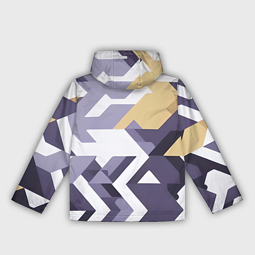 Женская ветровка Абстрактный принт от нейросети / 3D-Белый – фото 2