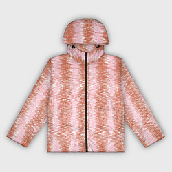 Ветровка с капюшоном женская Произвольная абстракция каракули, цвет: 3D-черный