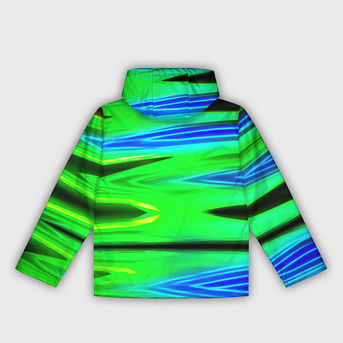 Женская ветровка Green blut geometry / 3D-Белый – фото 2